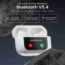 A9 Pro ANC Bluetooth Earbuds – Superior Noise Cancellation, ENC, Play Control & Call Features – Premium AirPods Pro 2 Style for Crystal Clear Sound