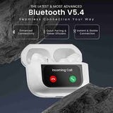 A9 Pro ANC Bluetooth Earbuds – Superior Noise Cancellation, ENC, Play Control & Call Features – Premium AirPods Pro 2 Style for Crystal Clear Sound
